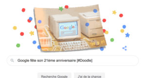 Google fête son 21ème anniversaire [#Doodle]