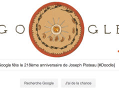 Google fête le 218ème anniversaire de Joseph Plateau [#Doodle]