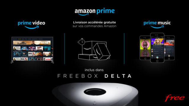 Amazon Prime est maintenant inclus au forfait Freebox Delta
