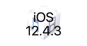 L'iOS 12.4.3 pour les iPhone 5s, 6, 6 Plus, iPad mini 2, 3, Air 1, iPod Touch 6 est disponible