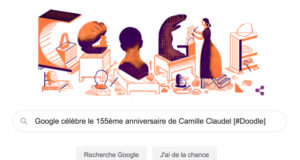 Google célèbre le 155ème anniversaire de Camille Claudel [#Doodle]