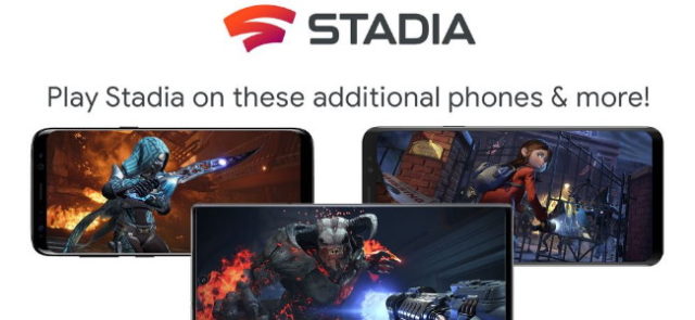 Google Stadia est compatible avec des smartphones Samsung, Asus et Razer