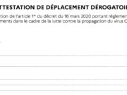 Comment remplir l'attestation de déplacement sur smartphone