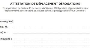 Comment remplir l'attestation de déplacement sur smartphone