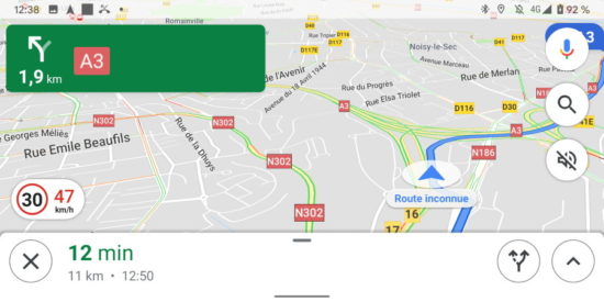 Google Maps affiche enfin les limitations de vitesse