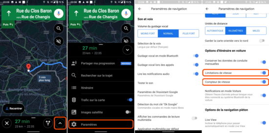 Google Maps affiche enfin les limitations de vitesse