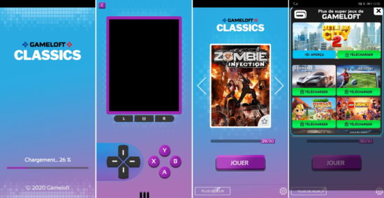 Gameloft offre 30 jeux rétro sur Android