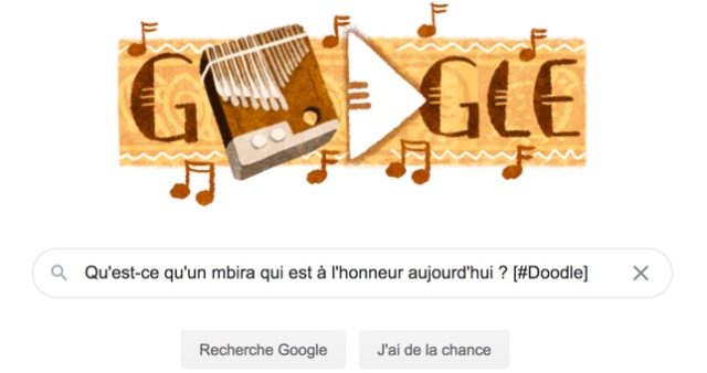 Qu'est-ce qu'un mbira qui est à l'honneur aujourd'hui ? [#Doodle]