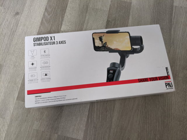 Test du PNJ Gimpod X1 : un stabilisateur 3 axes pas cher