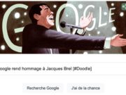 Google rend hommage à Jacques Brel Google rend hommage à Jacques Brel