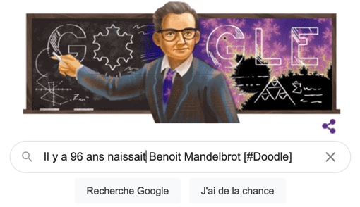 Il y a 96 ans naissait Benoît Mandelbrot [# Doodle]