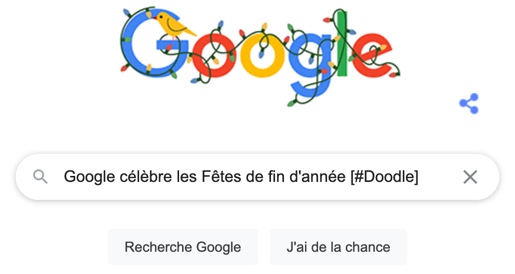 Google célèbre les Fêtes de fin d'année (jour 1) [#Doodle]