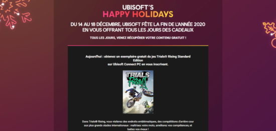 Ubisoft Happy Holidays : Trials Rising offert