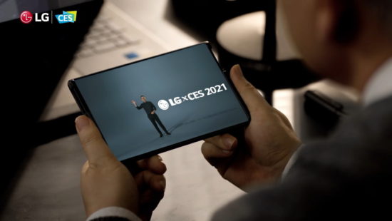 CES 2021 : LG dévoile le LG Rollable, un smartphone avec écran enroulable