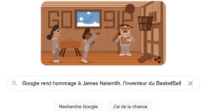 Google rend hommage à James Naismith, l'inventeur du BasketBall [#Doodle]