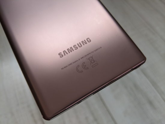 Test du Samsung Galaxy Note 20 5G