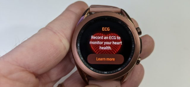 La fonction ECG arrive sur les Galaxy Watch 3 et Watch Active 2