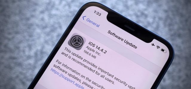 Les iOS et iPadOS 14.4.2 sont disponible au téléchargement [liens directs]