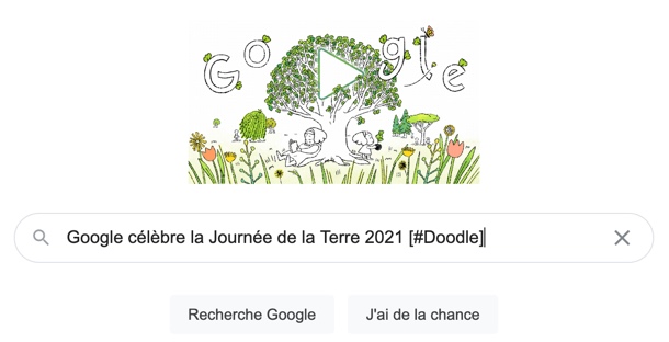 Google célèbre la Journée de la Terre 2021 [#Doodle]