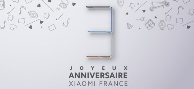 Xiaomi propose des réductions pour ses 3 ans en France