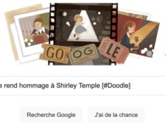 Google rend hommage à Shirley Temple [#Doodle]