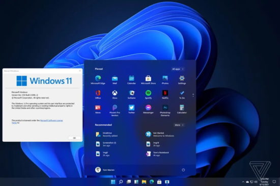 L'interface de Windows 11 a fuité sur le web