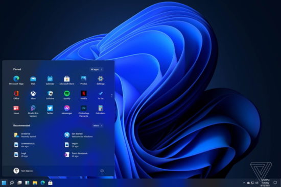 L'interface de Windows 11 a fuité sur le web