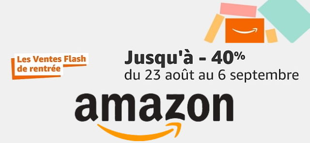 Amazon a lancé ses ventes flash de la rentrée