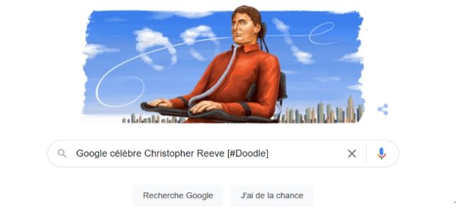 Google célèbre Christopher Reeve [#Doodle]
