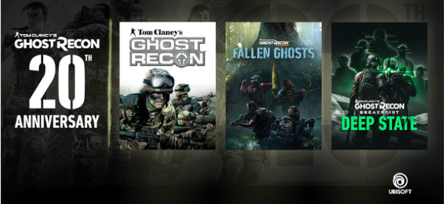 Ghost Recon : des DLC offerts pour le 20ème anniversaire de la franchise
