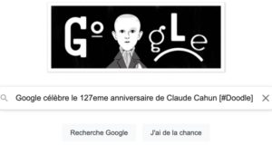 Google célèbre le 127ème anniversaire de Claude Cahun [#Doodle]