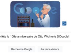 Google fête le 108eme anniversaire de Otto Wichterle [#Doodle]