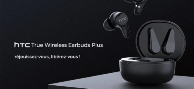 HTC vient de dévoiler de nouveaux écouteurs, les HTC True Wireless Earbuds Plus