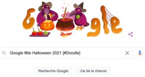 Google fête Halloween 2021 [#Doodle]