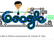 Google fête le 88eme anniversaire de Charles K. Kao [#Doodle]