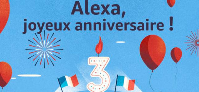 Amazon Alexa : quelques chiffres pour fêter les 3 ans de l'assistant vocal