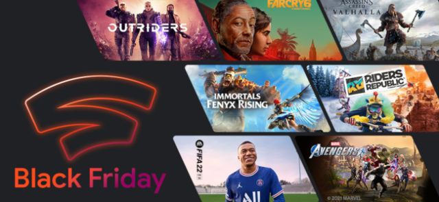 Black Friday : des remises jusqu'à 85% chez Google Stadia