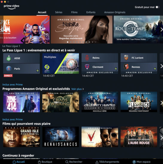 Amazon Prime Video : une application est disponible sur macOS