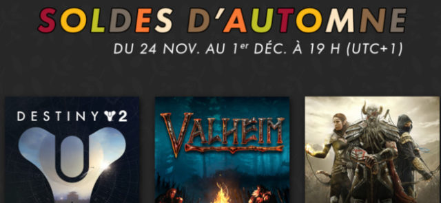 Steam : les soldes d'automne se déroulent jusqu'au 1er décembre