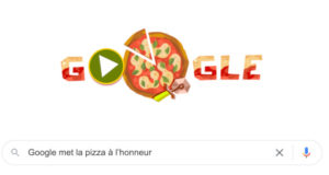 Google met la pizza à l’honneur [#Doodle]