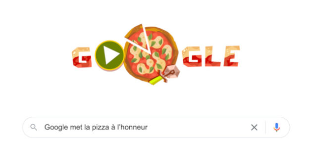 Google met la pizza à l’honneur [#Doodle]