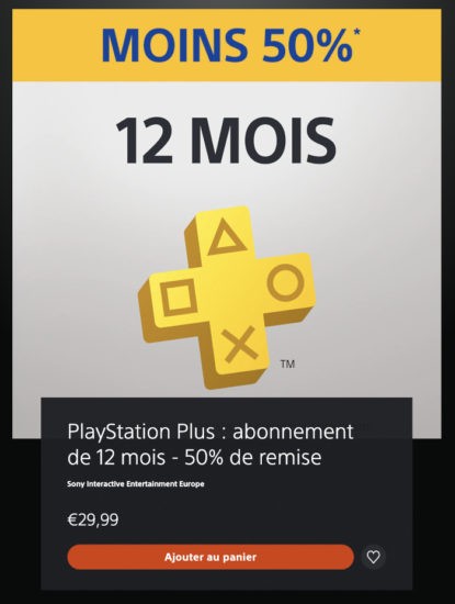 PlayStation Plus : l'abonnement est à 29,99€ jusqu'au 19 décembre