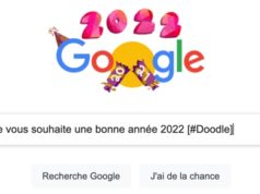Google vous souhaite une bonne année 2022 [#Doodle]