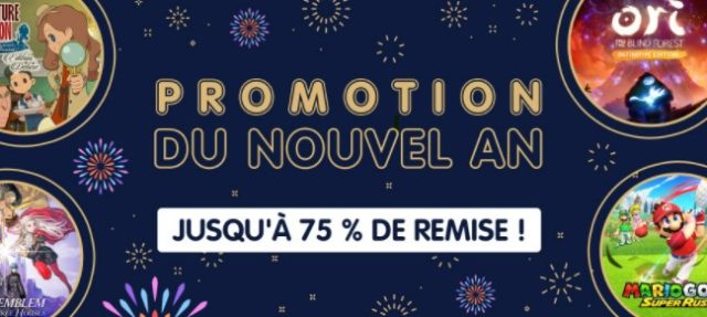 Nintendo : les promotions du nouvel an sur les jeux Switch sont dispo sur l'eShop