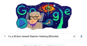 Il y a 80 ans naissait Stephen Hawking [#Doodle]