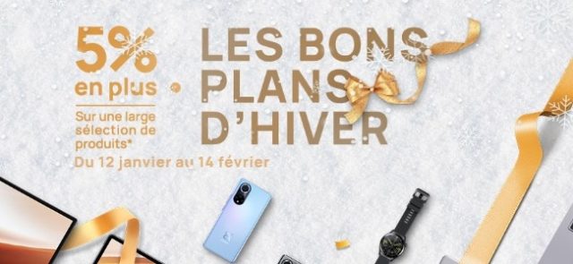 Huawei : les bons plans d'hiver sont là jusqu'au 14 février