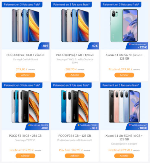 Xiaomi : les soldes d'hiver durent jusqu'au 24 janvier