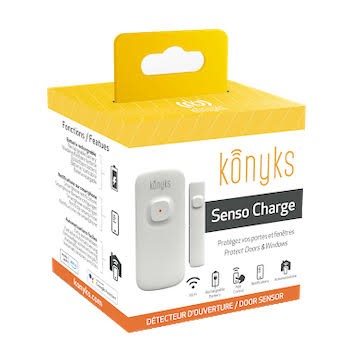 Konyks Senso Charge : un détecteur d'ouverture avec batterie rechargeable