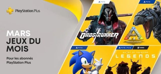 PlayStation : les jeux offerts du mois de mars 2022 sur PS Plus