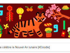 Google fête le Nouvel An lunaire 2022 [#Doodle]